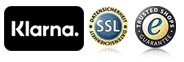 Trustedshops Logo, Klarna Logo, SSL Logo