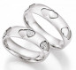 Preview: Trauringe aus 333-/ Weißgold 66/38050-060-66/38060-060 Diamanten mit Gravur Preview: Trauringe aus 333-/ Weißgold 66/38050-060-66/38060-060 Diamanten mit Gravur
