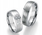 Preview: Trauringe aus Edelstahl 88-20170-88-20180 mit Diamanten Preview: Trauringe aus Edelstahl 88-20170-88-20180 mit Diamanten