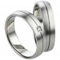 Preview: Partnerringe Edelstahl AB1004-AB1005 und Gravur Preview: Partnerringe Edelstahl AB1004-AB1005 und Gravur