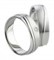 Preview: Titanringe AB1594-AB1595 mit Gravur