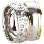 Preview: Partnerringe Edelstahl AB3202-AB3203 und Gravur