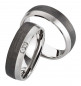 Preview: Titan Carbonringe AB3846-AB3847 mit Diamanten und Gravur Preview: Titan Carbonringe AB3846-AB3847 mit Diamanten und Gravur