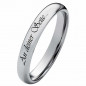 Preview: Damenring Wolframring DW119 mit Außengravur Preview: Damenring Wolframring DW119 mit Außengravur