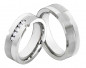 Preview: Partnerringe Edelstahlringe PE148 mit Zirkonias und Gravur Preview: Partnerringe Edelstahlringe PE148 mit Zirkonias und Gravur