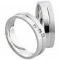Preview: Partnerringe Silberringe SR022-SR023 mit Gravur Preview: Partnerringe Silberringe SR022-SR023 mit Gravur