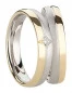 Preview: Partnerringe Silberringe SR1276-SR1277 mit Diamanten