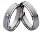 Preview: Titanringe T040 mit Zirkonia oder Diamant