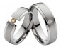 Preview: Partnerringe Titanringe PT117 mit Diamant