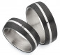 Preview: Titan Carbonring AB4642+43 mit W/Si 0,010 CT Diamant Preview: Titan Carbonring AB4642+43 mit W/Si 0,010 CT Diamant