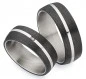 Preview: Titan Carbonring AB4642+43 mit W/Si 0,010 CT Diamant Preview: Titan Carbonring AB4642+43 mit W/Si 0,010 CT Diamant