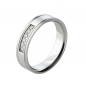 Preview: Titanringe AB1586-AB1587 mit Zirkonia, 5mm breit Preview: Titanringe AB1586-AB1587 mit Zirkonia, 5mm breit