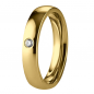 Preview: Edle Edelstahlringe goldfarbig modern PE321 Preview: Edle Edelstahlringe goldfarbig modern PE321