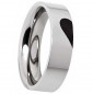 Preview: Damenring Titanring DT023 mit Herz und Gravur