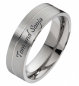 Preview: Traumhaft elegante Edelstahlringe E172 Unisex mit Außengravur Preview: Traumhaft elegante Edelstahlringe E172 Unisex mit Außengravur