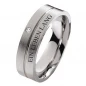 Preview: Edelstahlringe E291 mit Zirkonia oder Diamant und Außengravur Preview: Edelstahlringe E291 mit Zirkonia oder Diamant und Außengravur
