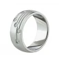 Preview: Edelstahlring modern für Sie AB1486