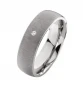 Preview: Partnerringe Titan MOR66 mit Gebürsteter Oberfläche
