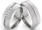 Preview: Edelstahlringe E046 ohne Stein mit Gravur