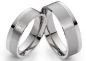Preview: Edelstahlringe E029 mit Zirkonia oder Diamant und Gravur
