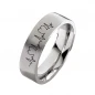 Preview: Ring aus Edelstahle für Sie & Ihn gravierbar PE049