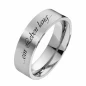 Preview: Edelstahlringe E173 mit Zirkonia oder Diamant und Außengravur Preview: Edelstahlringe E173 mit Zirkonia oder Diamant und Außengravur