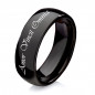 Preview: Massive und schlichte Wolfram Ringe W108