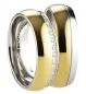 Preview: Partnerringe Edelstahl AB3138-AB3139 und Gravur