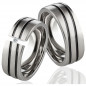Preview: Edelstahlringe LUC53 mit Diamant