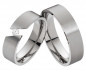 Preview: Partnerringe Titanringe PT048 mit Zirkonia