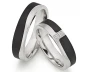 Preview: Silber Carbonring SR1942/SR1943 mit W/Si 0,010 CT Diamant Preview: Silber Carbonring SR1942/SR1943 mit W/Si 0,010 CT Diamant