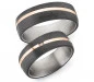 Preview: Titan Carbonring AB4638+39 mit W/Si 0,010 CT Diamant Preview: Titan Carbonring AB4638+39 mit W/Si 0,010 CT Diamant