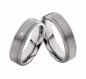 Preview: Partnerringe Titanringe MOR55 mit Zirkonia oder Diamant
