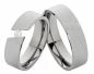 Preview: Partnerringe Titanringe PT190 mit Zirkonia