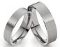 Preview: Titanringe T020 ohne Stein mit Gravur breite 6mm