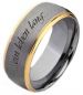 Preview: Wolframring PW132 mit Außengravur