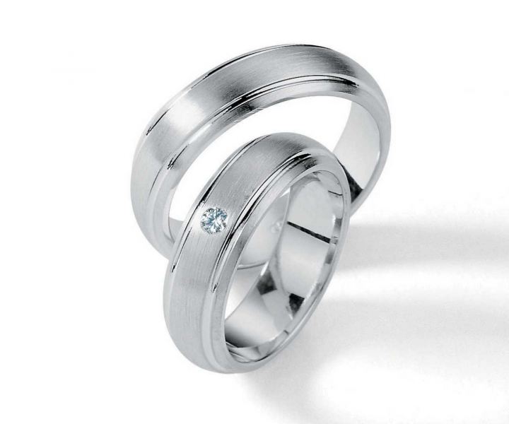 Preview: Trendige Trauringe Silberringe 55/01140-060