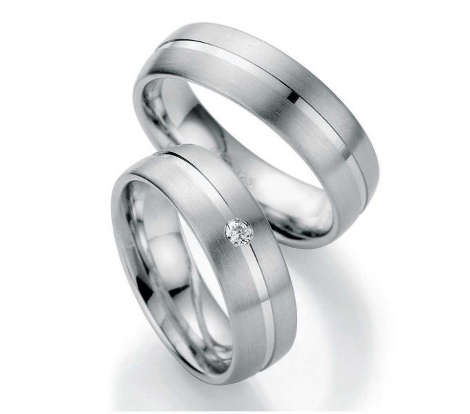 Preview: Schöne Trauringe aus Silber 55/02220-065