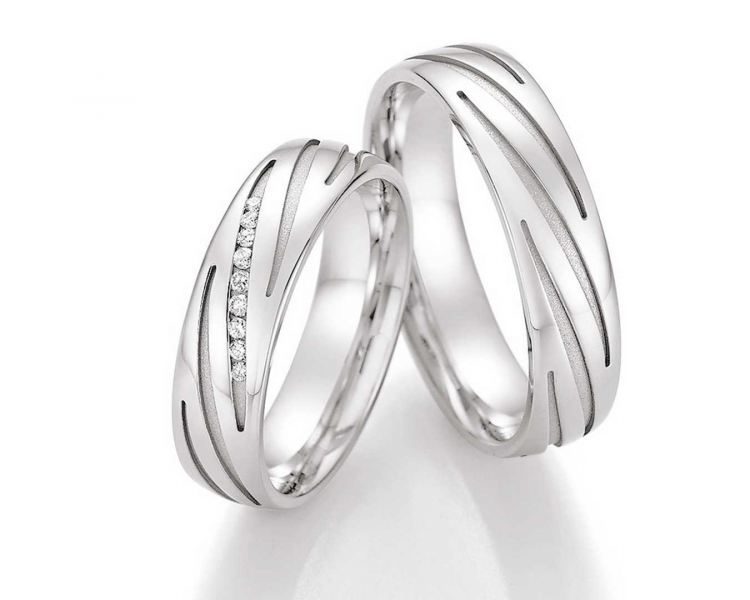 Preview: Trauringe Silber 55-30130-30140