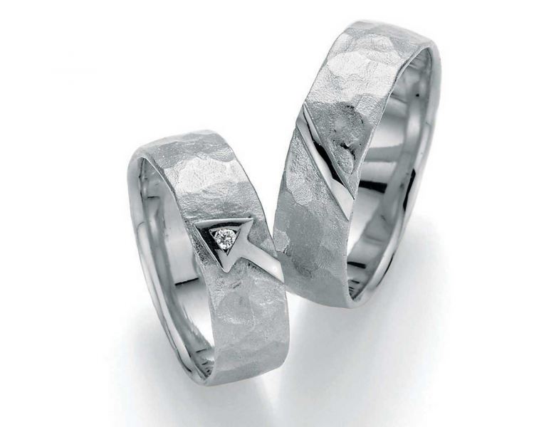 Preview: Trauringe Weißgold 66-51010-51020 – Eleganz für den Bund der Ehe