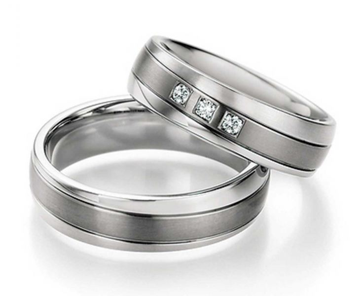 Preview: Trauringe Edelstahl Titan 68-06050