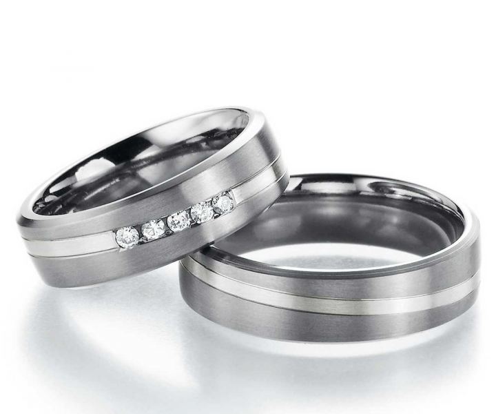 Preview: Trauringe Titan 78/80170-80180 weißgold