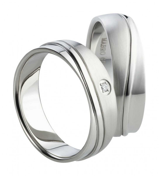 Titanringe AB1594-AB1595 mit Gravur