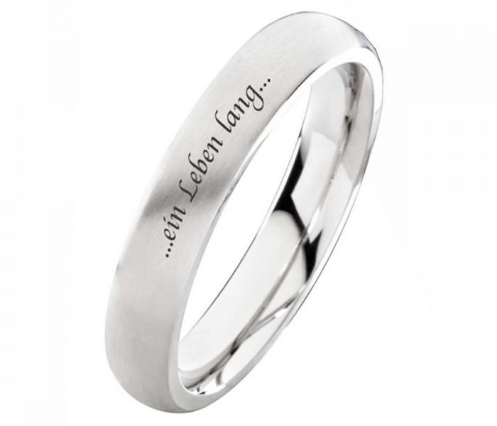 Preview: Herrenring Edelstahl HE278 Wunschgravur