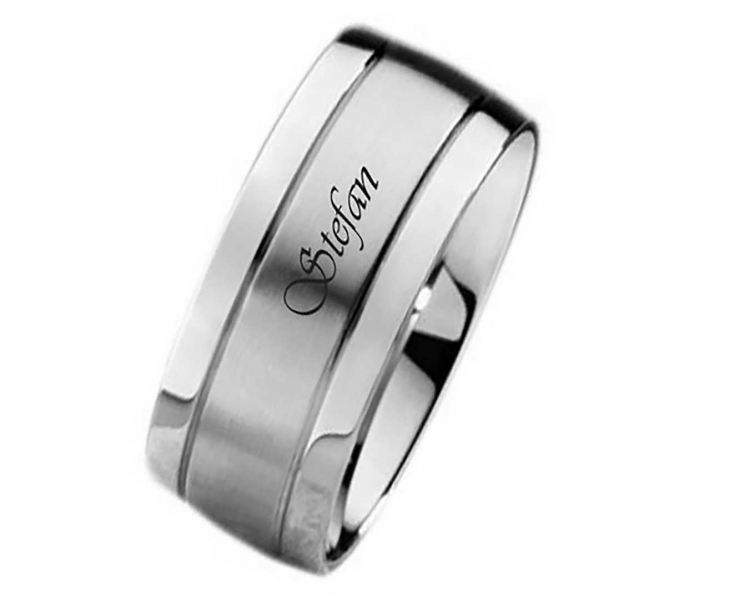 Preview: Herrenring Edelstahl HE300 mit gratis Außengravur