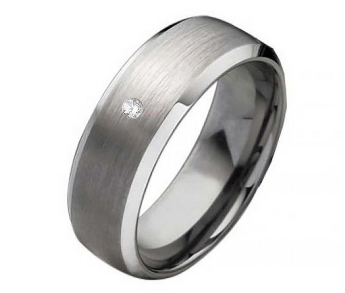 Preview: Breite Damenring W110 und Gravur