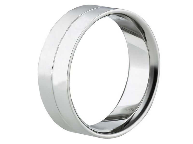 Preview: HochwertigR Damenring mattiert AB1008