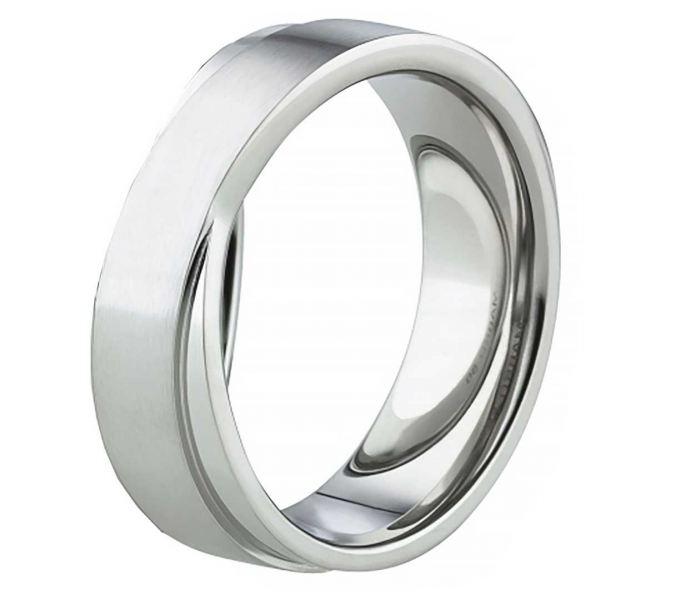 Preview: Herrenring Edelstahl AB2199 ohne Stein