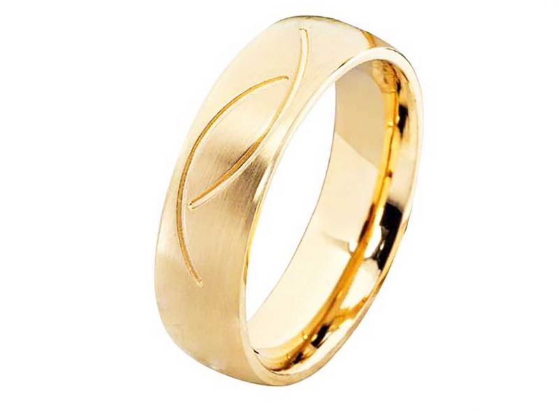 Preview: Schöner Herrenring E106 mit Etui und Gravur