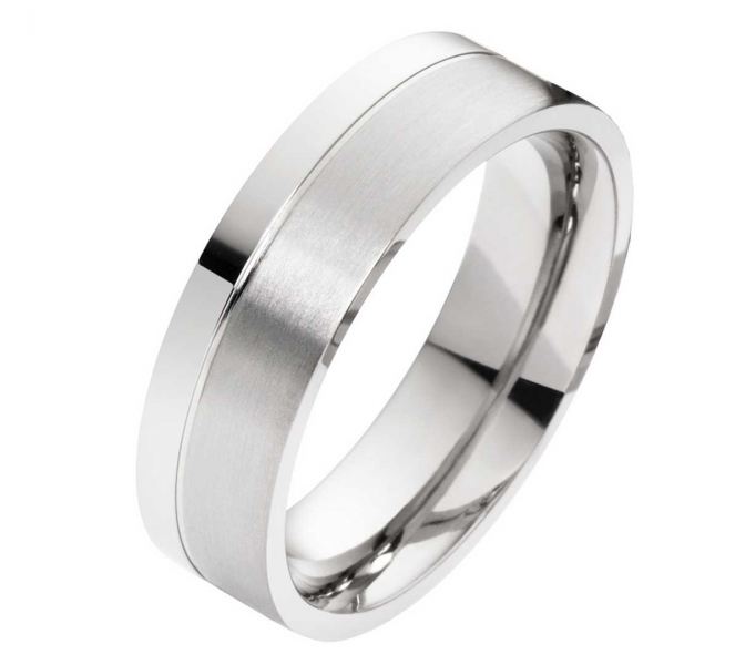 Preview: Herrenring Titanring HT124 mit gratis Gravur